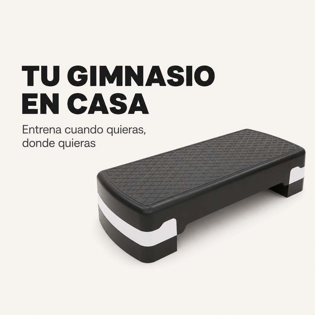 Step Aeróbico Antideslizante Con Altura Ajustable 67 cm 2/7