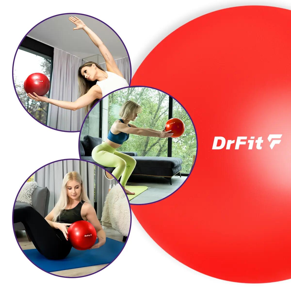 Piłka gimnastyczna do fitnessu jogi Gym Ball do ćwiczeń na siłowni i domu DrFit 4/5