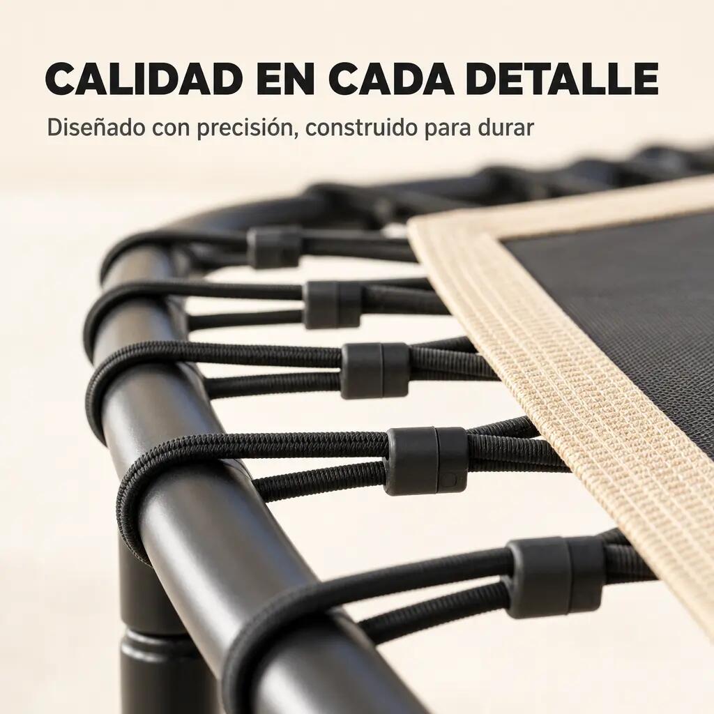 Cama Elástica de Fitness 3 em 1 Dobrável 4/7