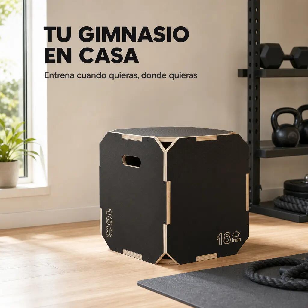 Cajón Pliométrico Antideslizante 16/18 Pulgadas 7/7