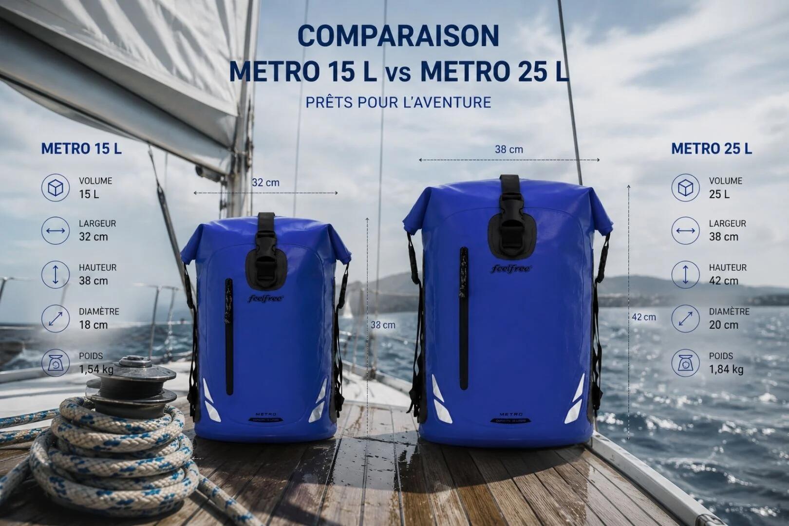 Waterdichte rugzak Métro 15L 7/7