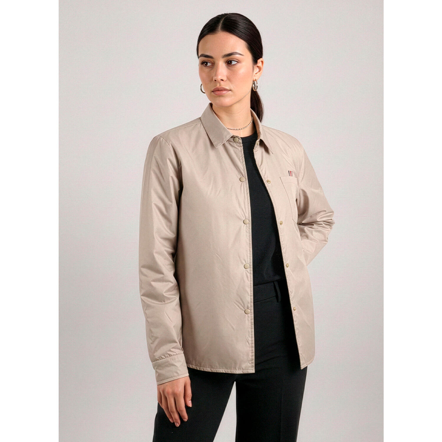 Giacca Overshirt Impermeabile Donna 2/7