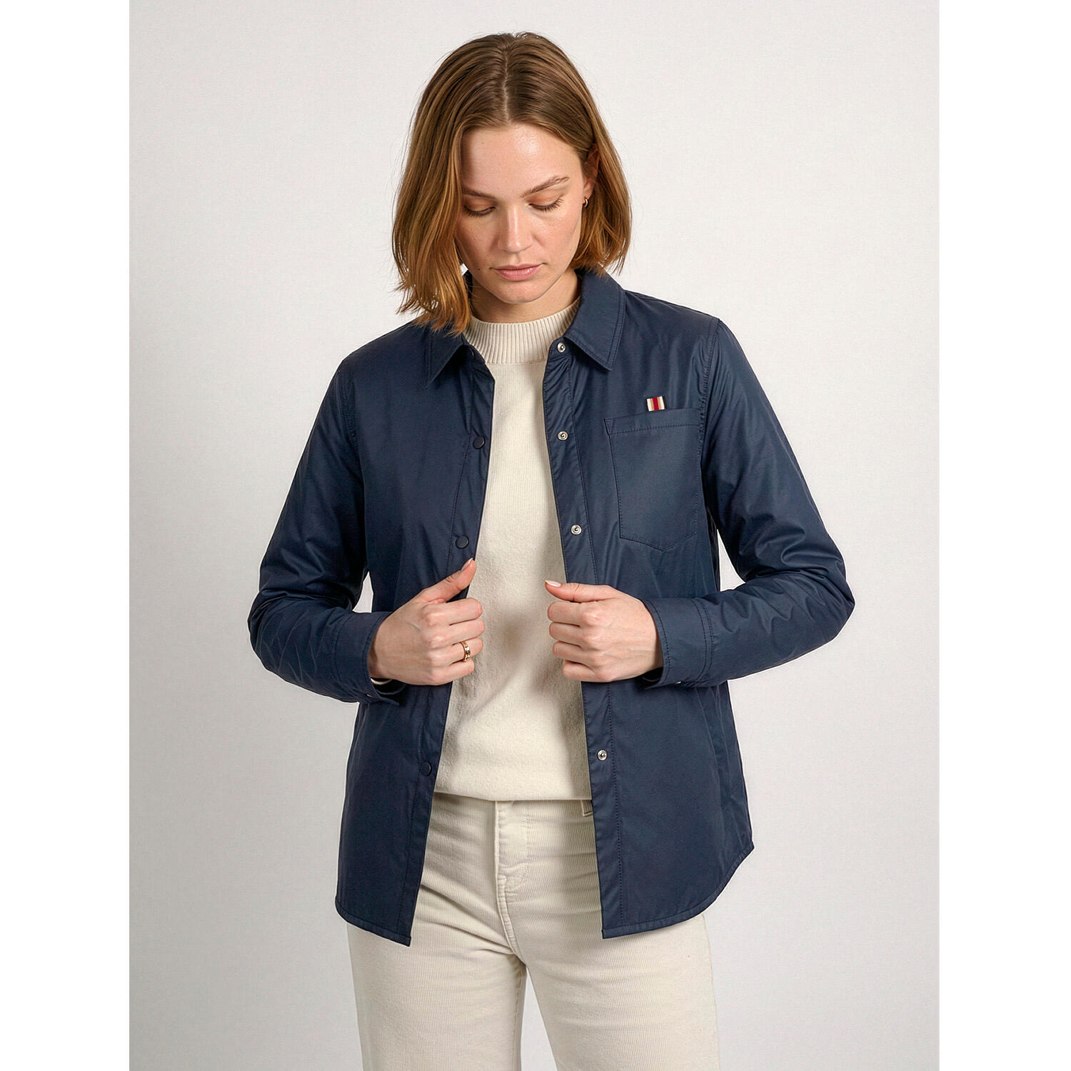 Giacca Overshirt Impermeabile Donna 2/7
