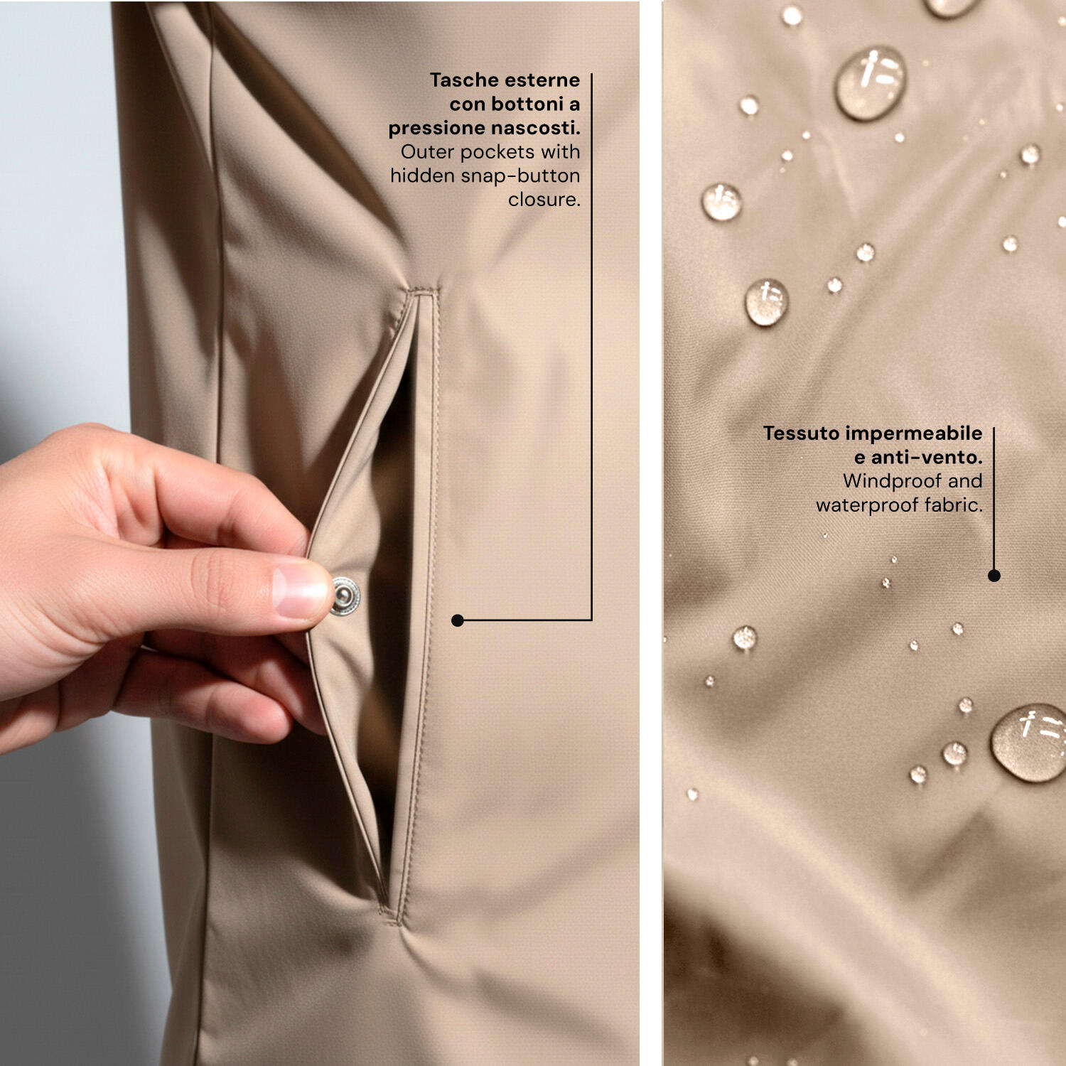 Giacca Overshirt Impermeabile Donna 7/7