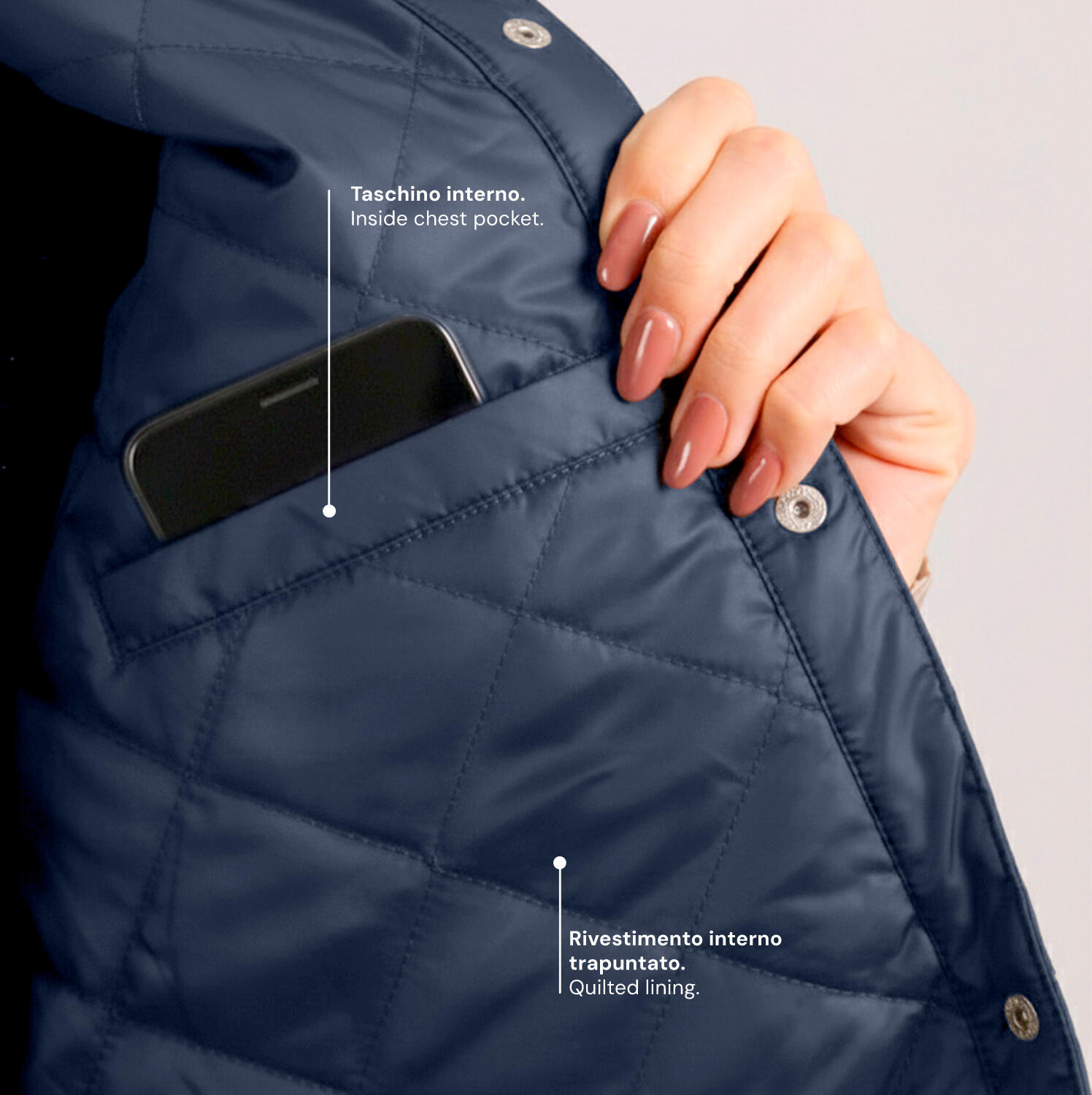 Giacca Overshirt Impermeabile Donna 5/7
