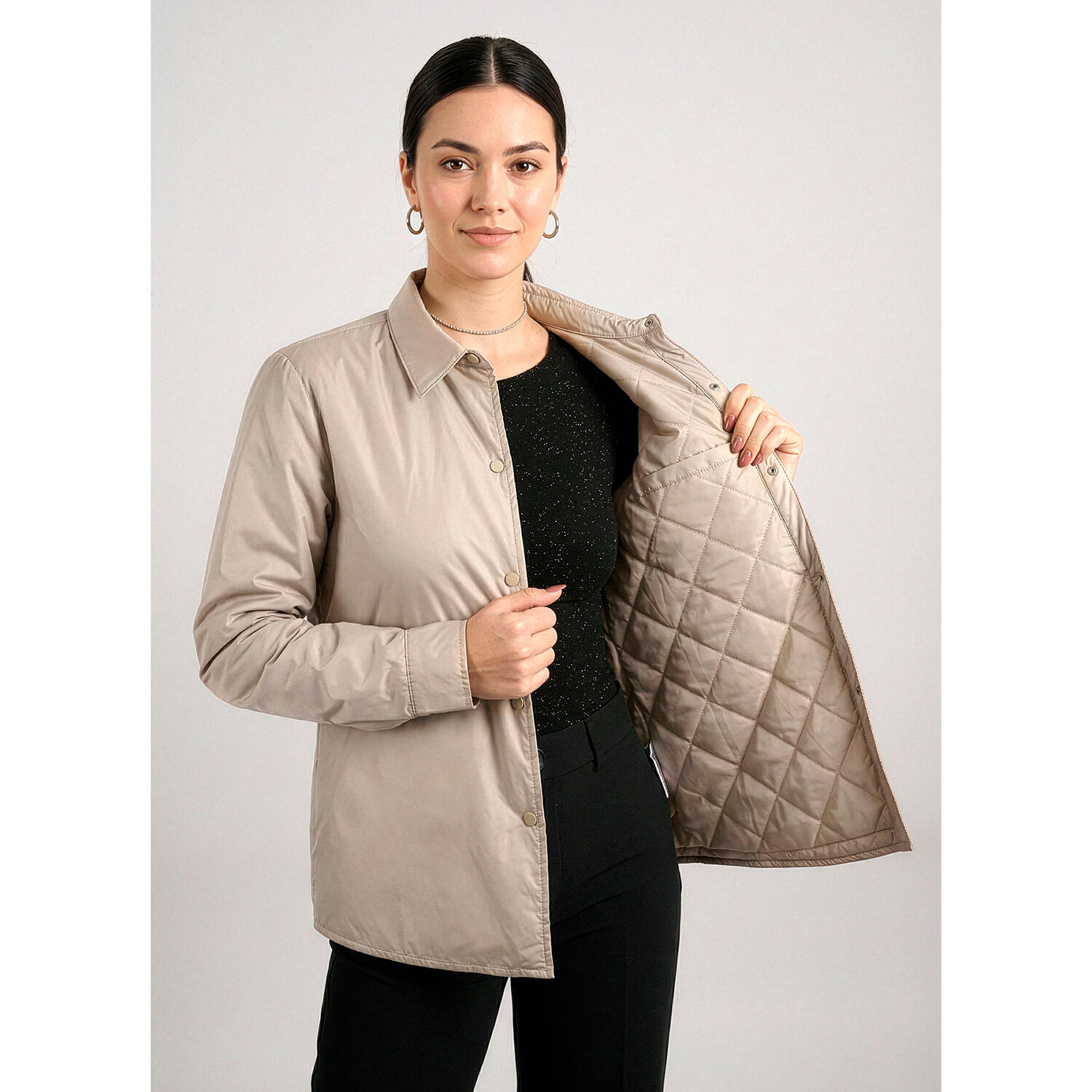Giacca Overshirt Impermeabile Donna 4/7