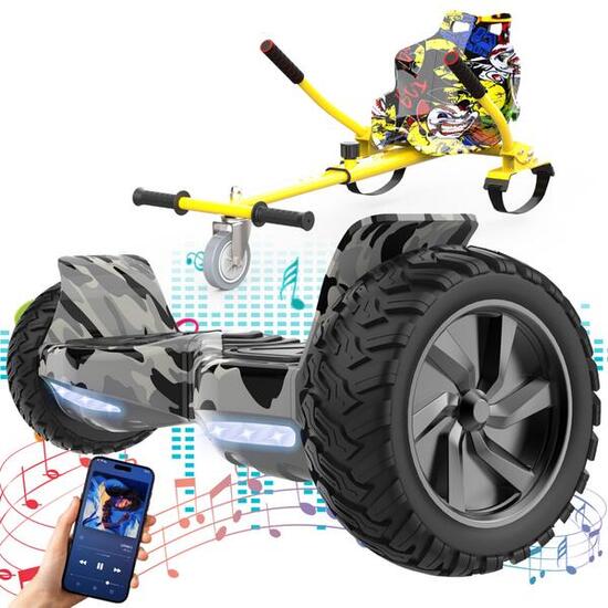 Hoverboards avec Go-Kart 8.5 Pouces, Bluetooth RCB-HY-A16