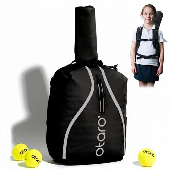 Sac à dos tennis enfant avec compartiment chaussures | 19L - Noir