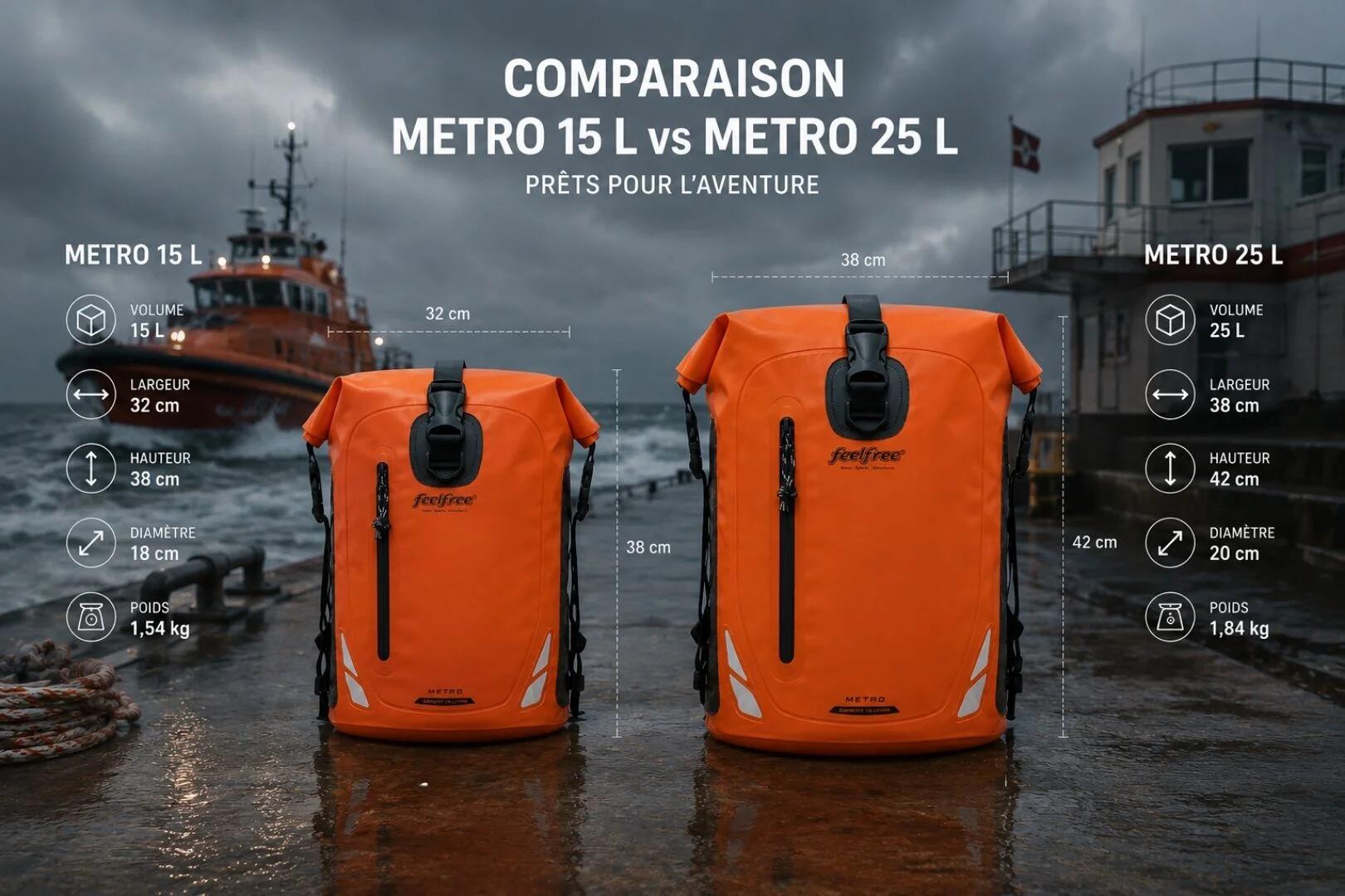 Waterdichte rugzak Métro 15L 5/7