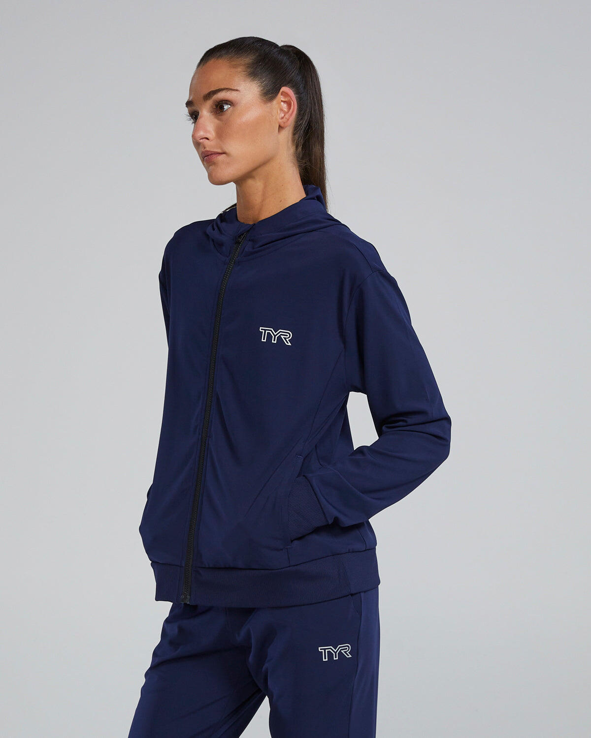 **Hoodie zippé TYR Technique avec zip 3/5