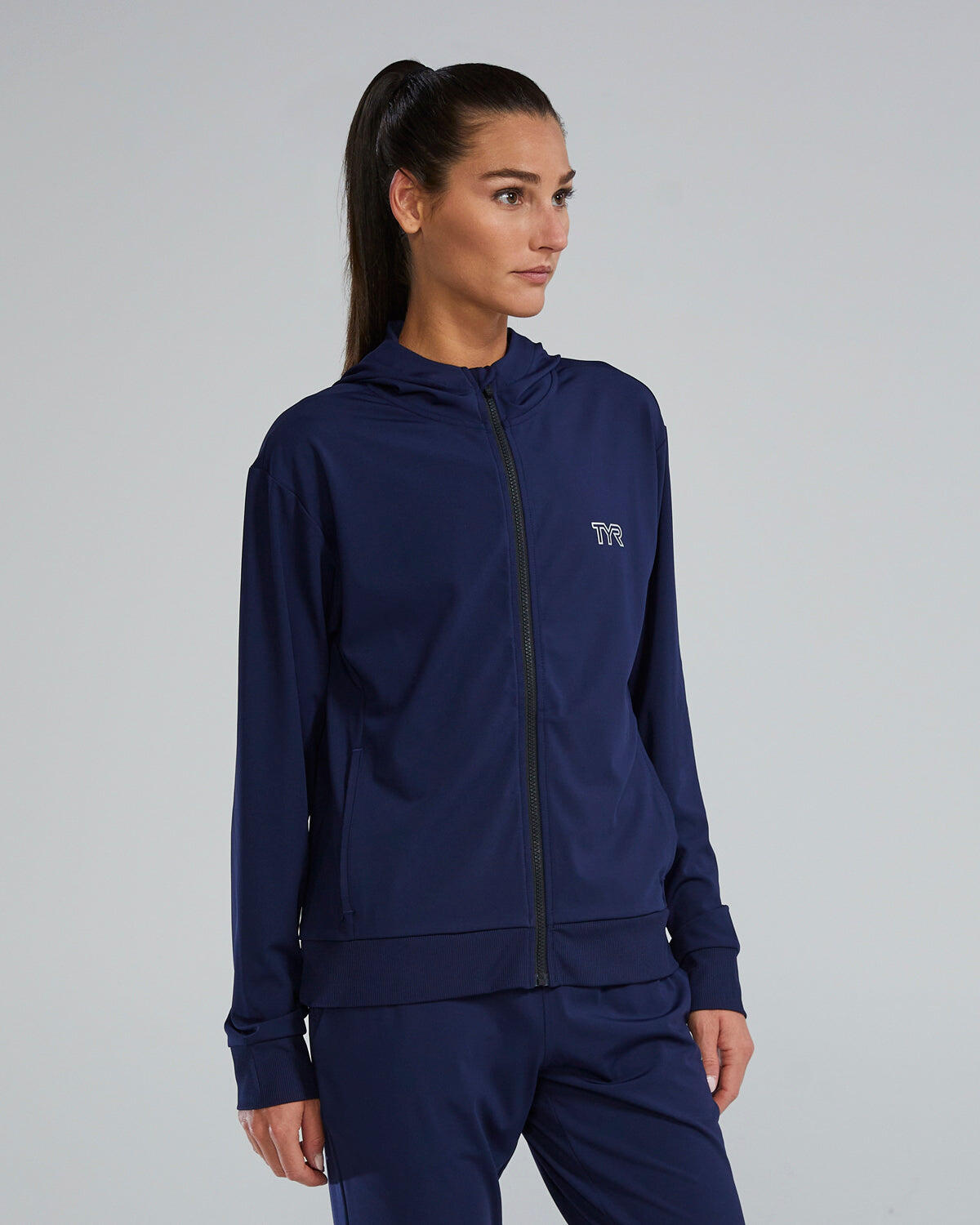 **Hoodie zippé TYR Technique avec zip 4/5