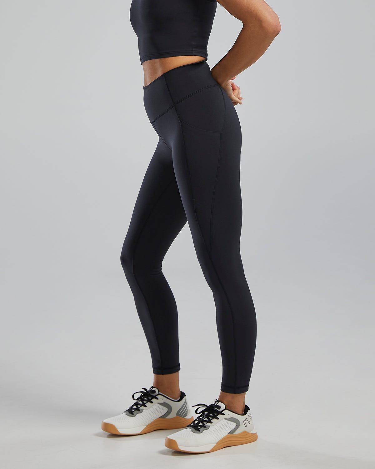 Legging femme TYR Joule Elite™ taille haute 63cm avec poches 3/5