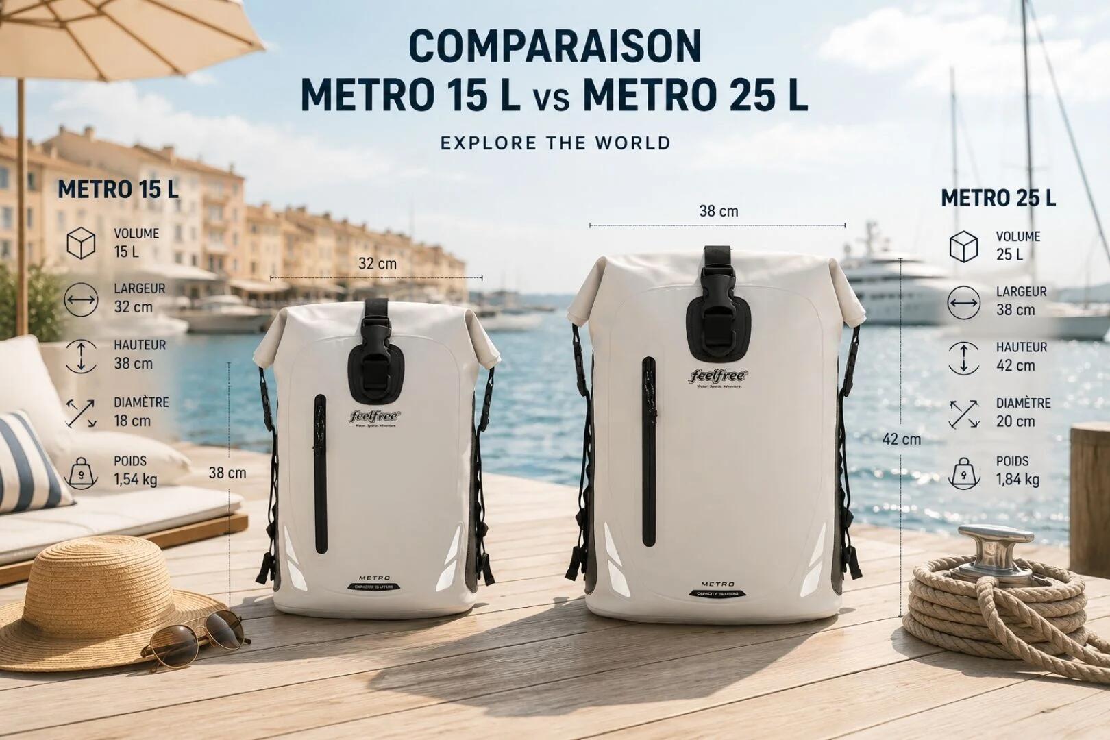 Waterdichte rugzak Métro 15L 7/7