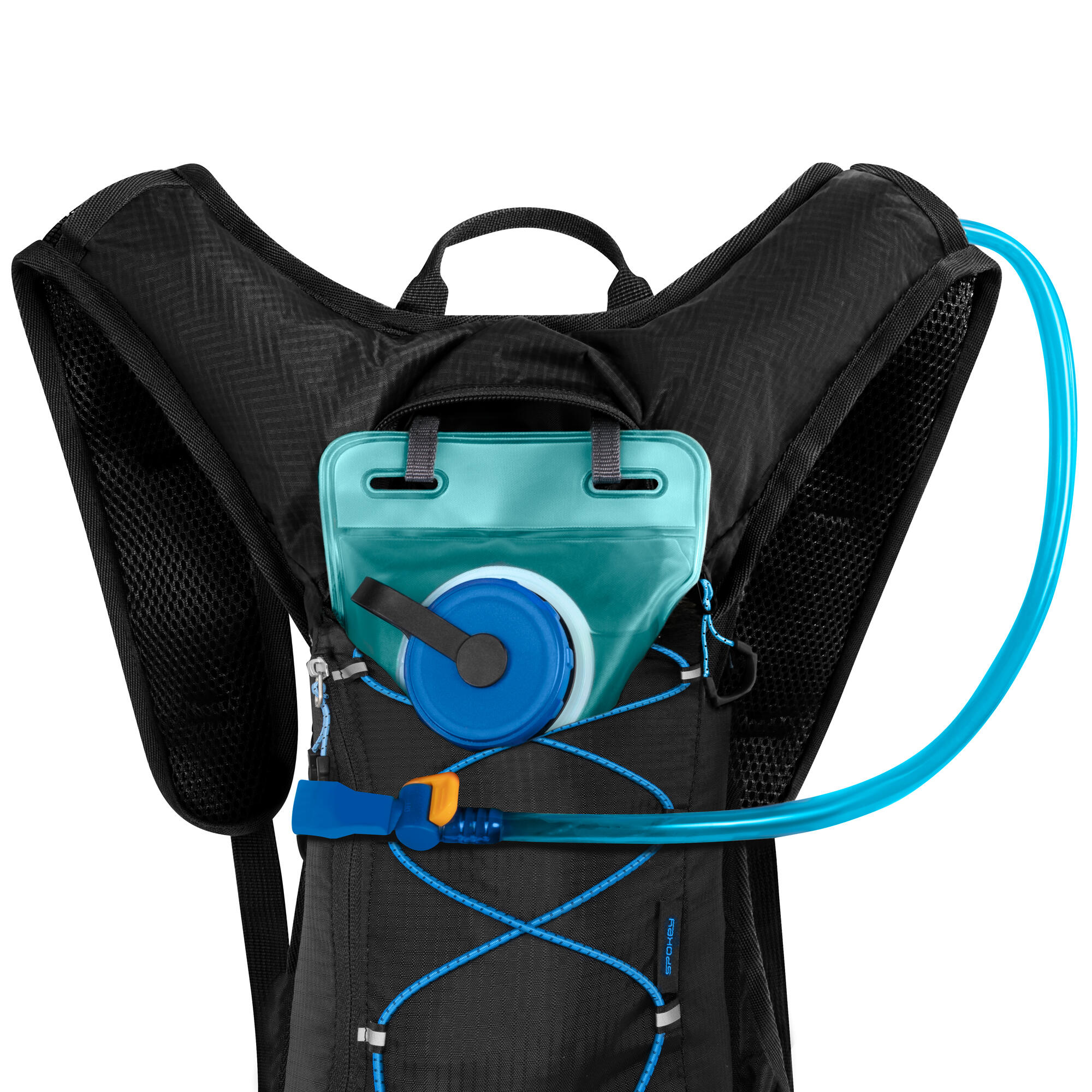 FUJI rugzak 5L zwart/blauw 5/5
