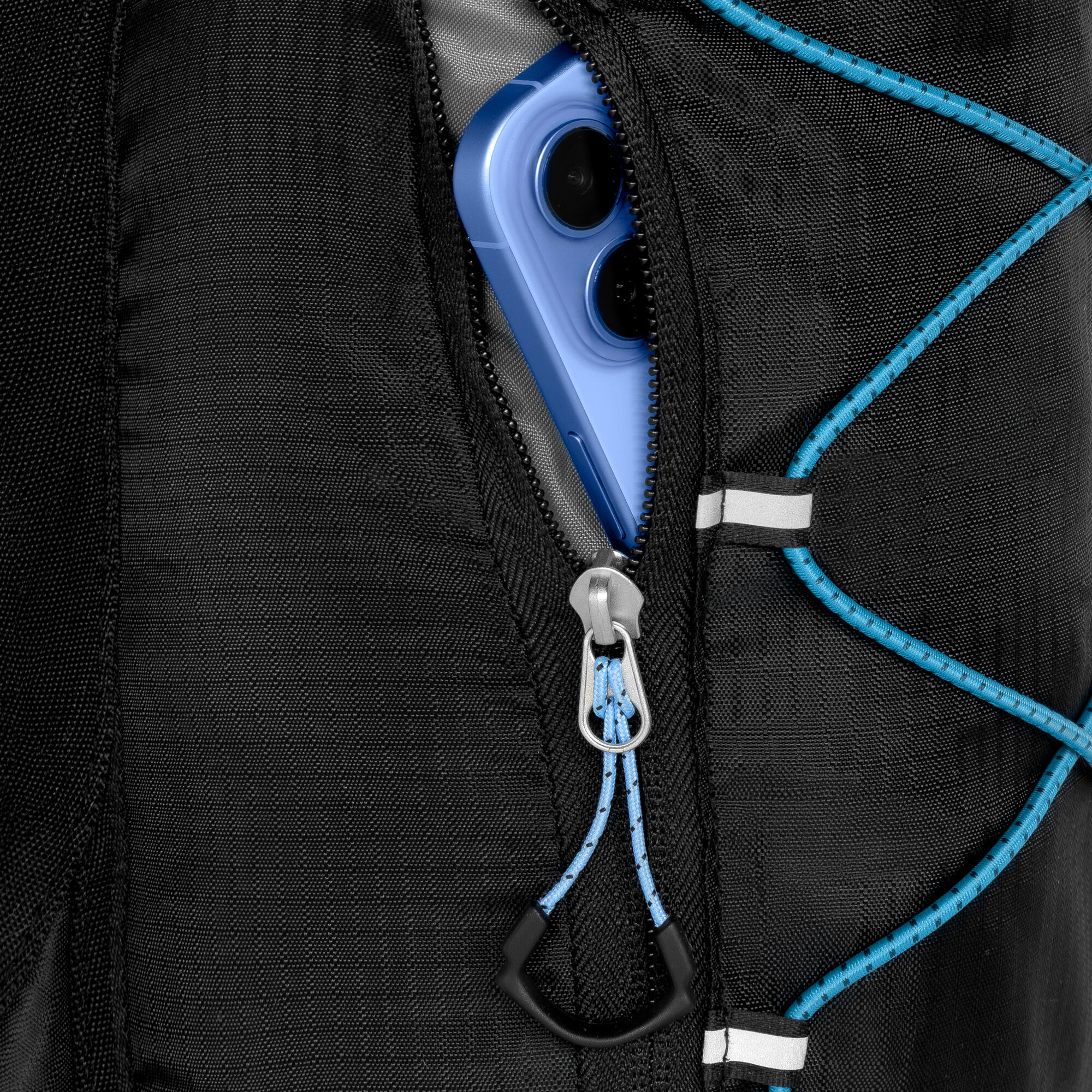 FUJI rugzak 5L zwart/blauw 4/5