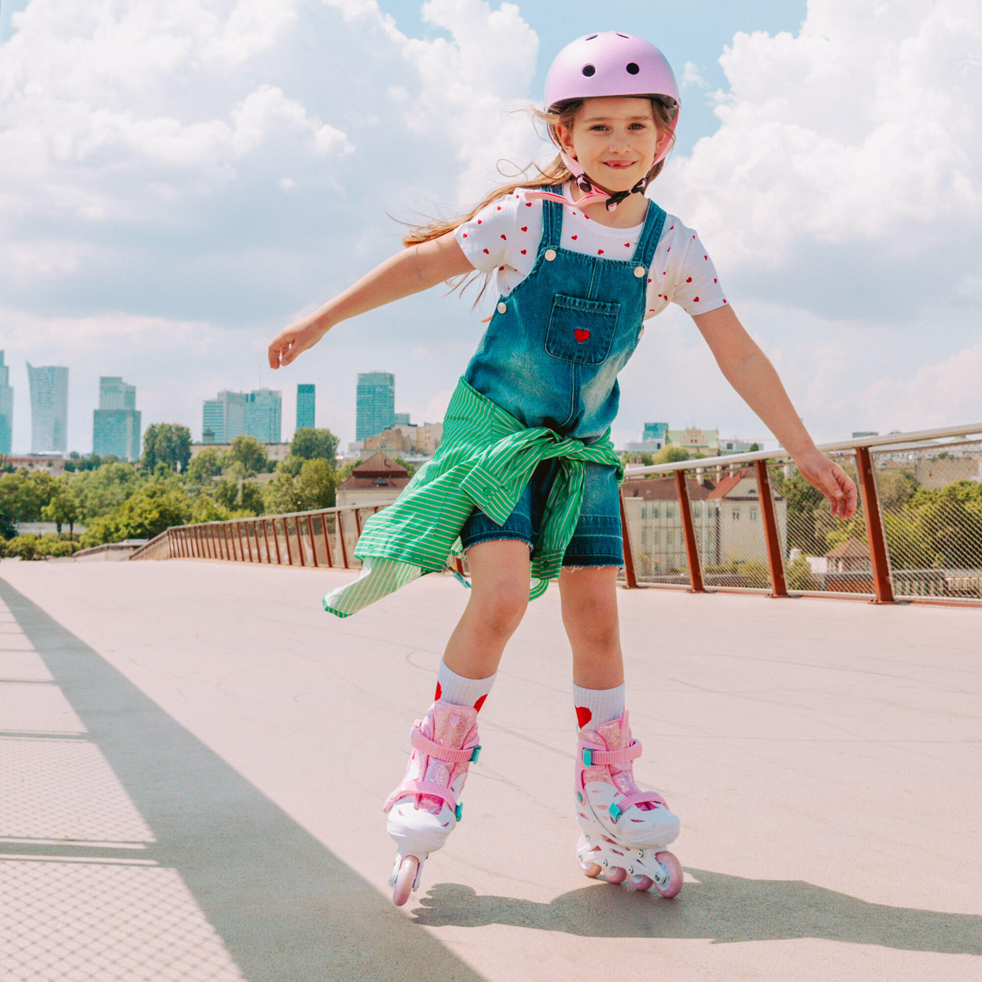 Cariboo Ballerina 2en1 Patines en línea y de hielo infantiles con ruedas LED 3/7