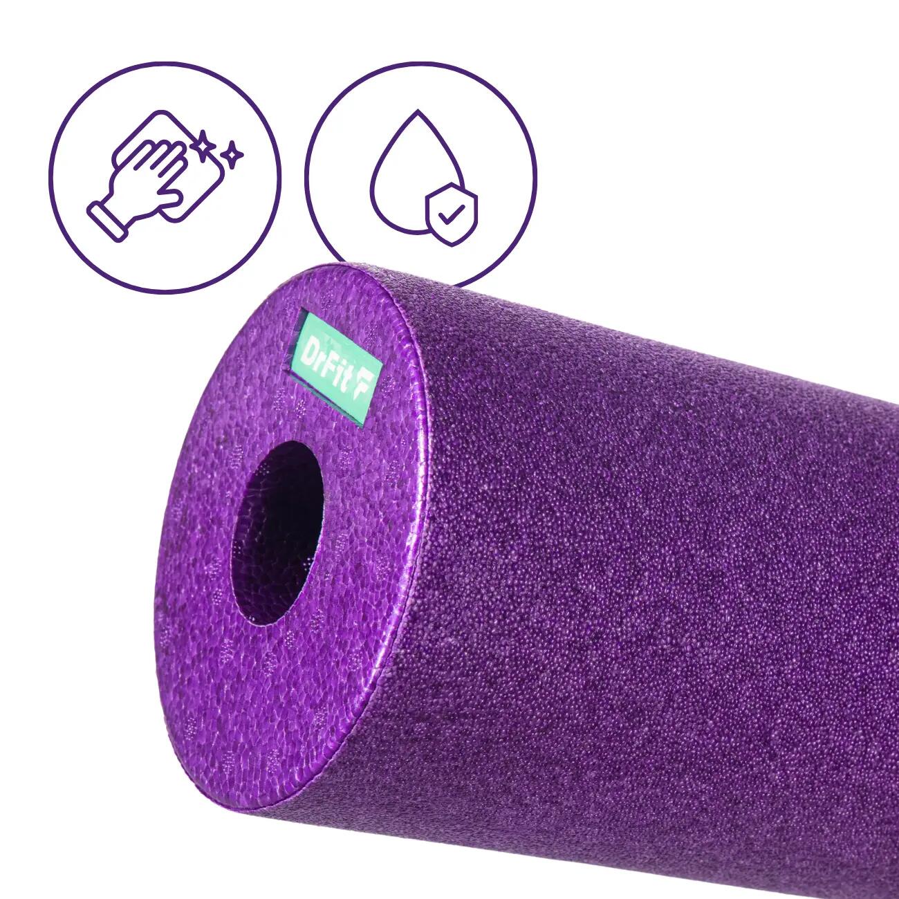 Roller z pianki do masażu wałek fitness do rolowania relaksu gładki Travel DrFit 3/7