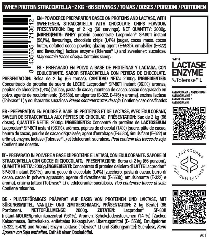 100% whey protein - 2kg Straciatella de LifePRO 3/6