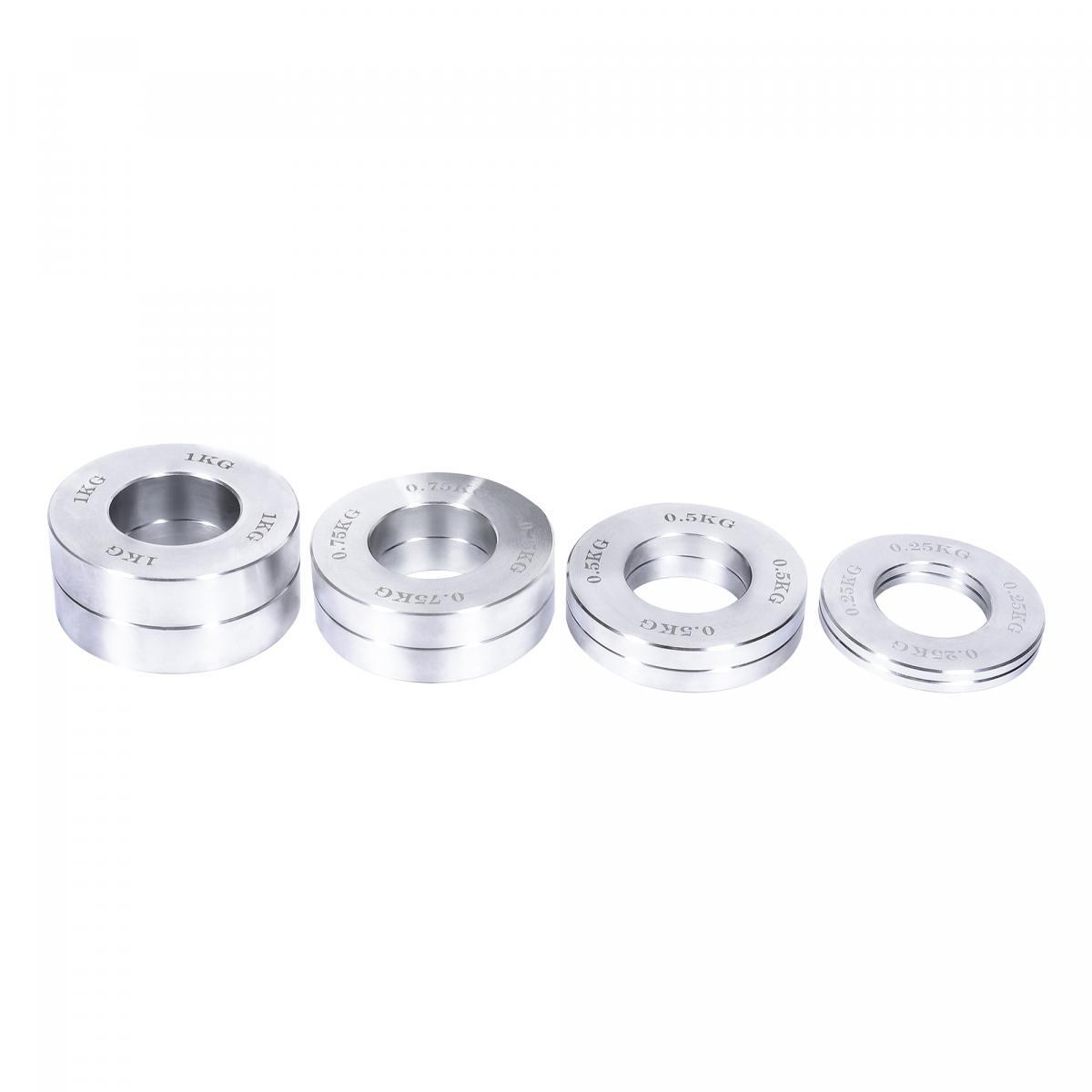 Halterschijven set 50/51mm Chroom 5 kg 2/7