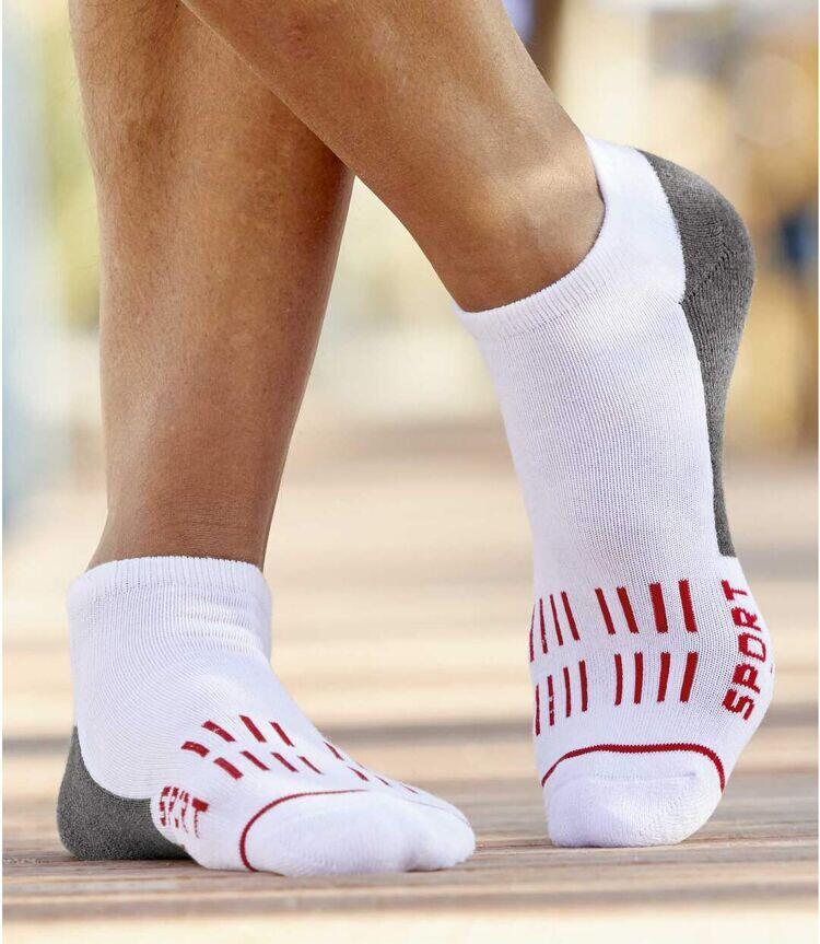 Lot de 4 Paires de Socquettes Sport 3/3