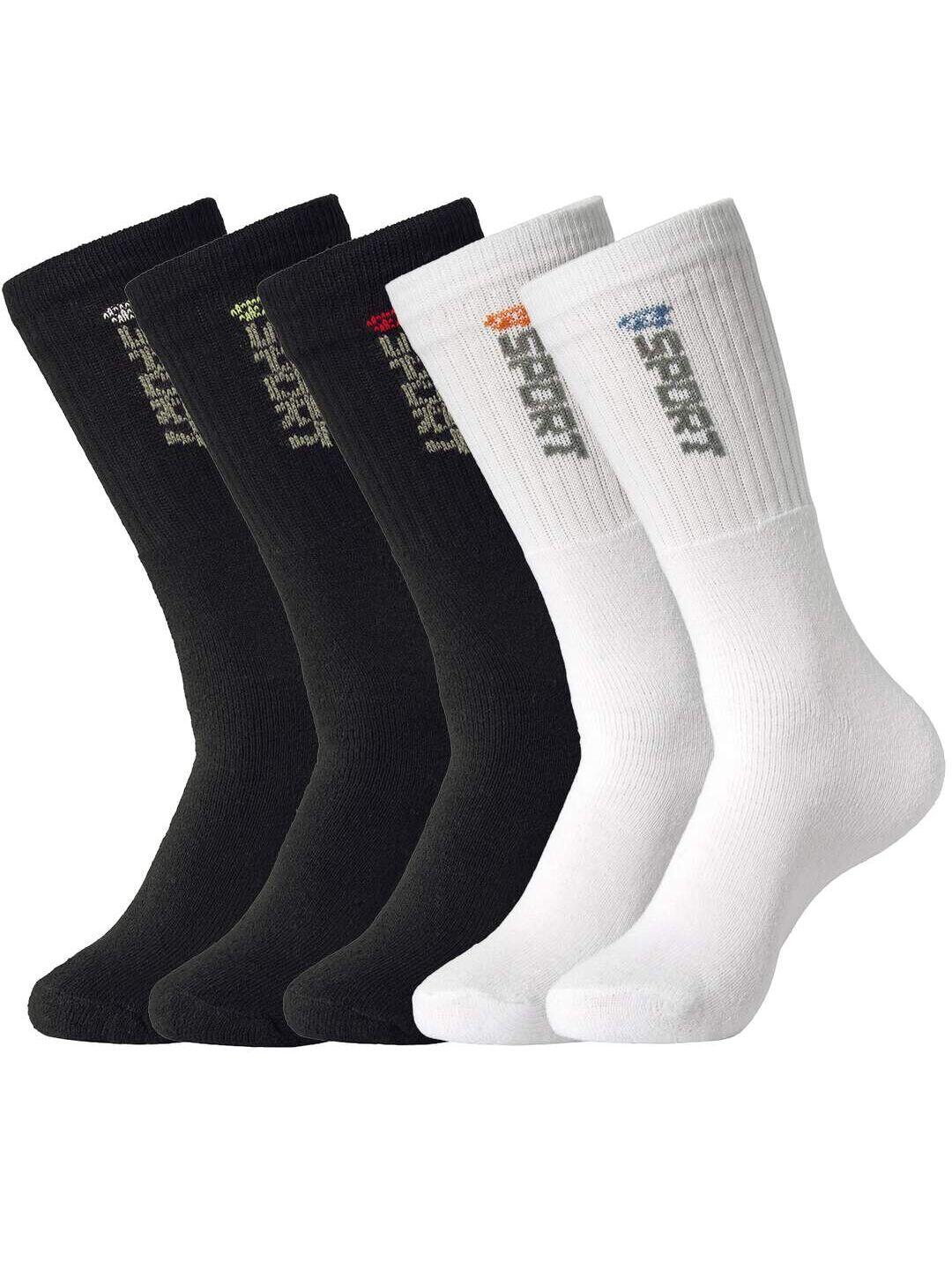 Lot de 5 Paires de Chaussettes Sport 1/1