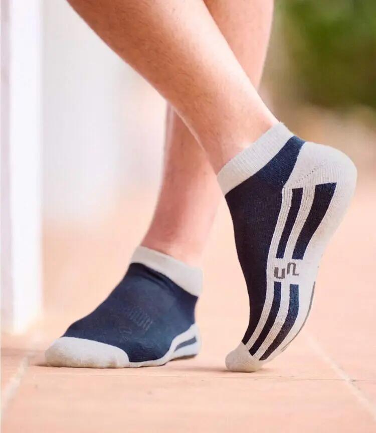 Lot de 4 Socquettes Sport Bicolores 4/6