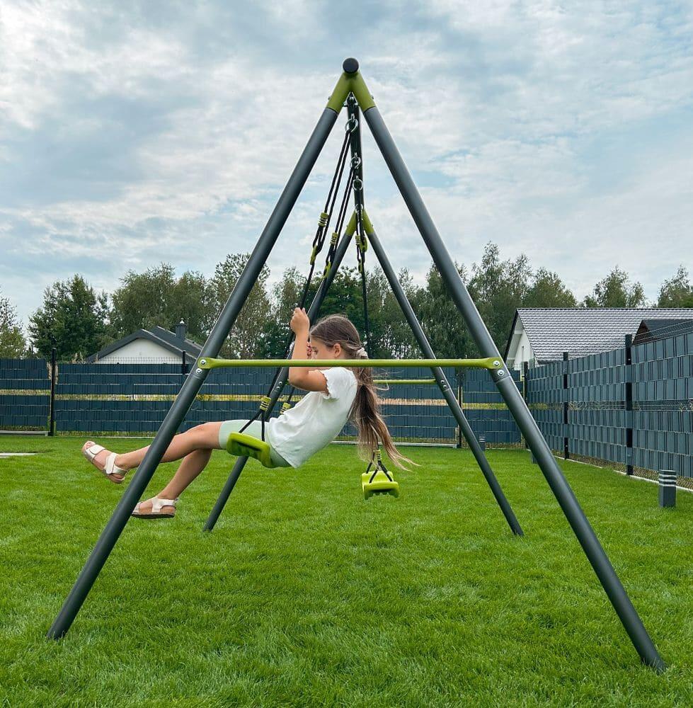 Balançoire double de luxe pour enfants 5/7