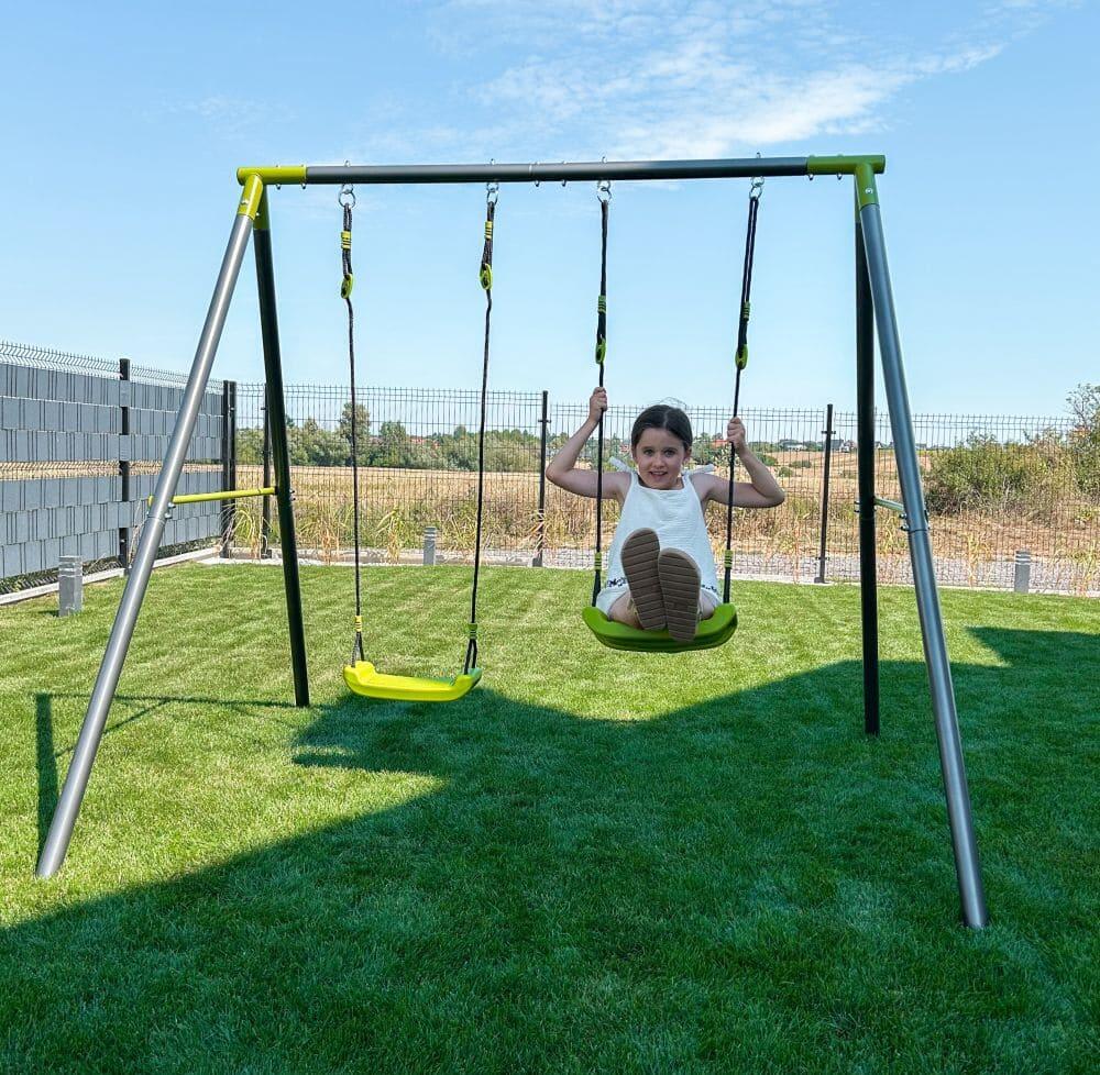 Balançoire double de luxe pour enfants 7/7