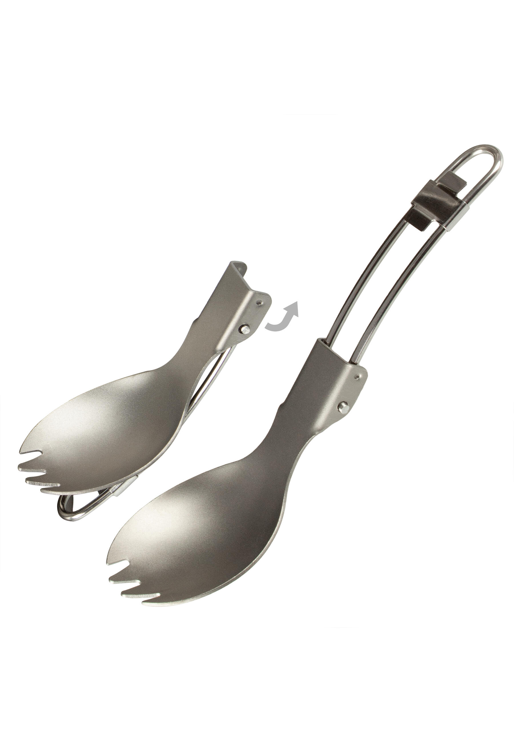 Titan Campinggeschirr Set 3-teilig ultraleicht mit Töpfen & Göffel 5/7