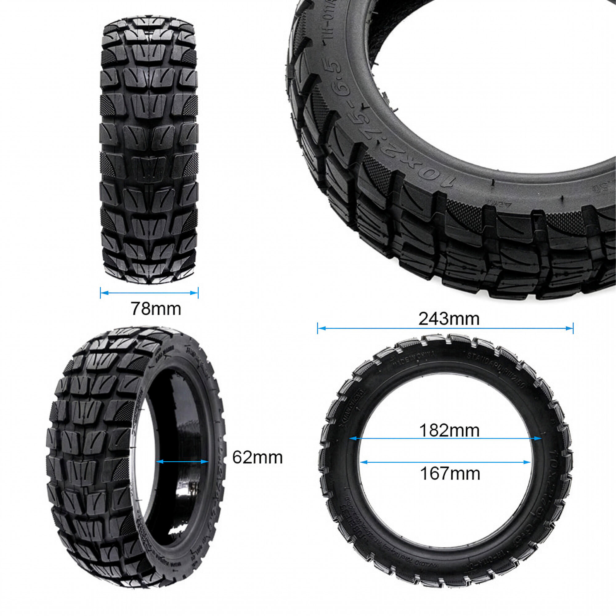 Neumático tubeless offroad 10x2,75-6,5 [Xuancheng] Edition GEL 2/5