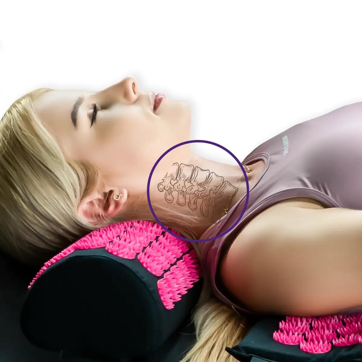 Mata krótka do akupresury DrFit z poduszką 7/7