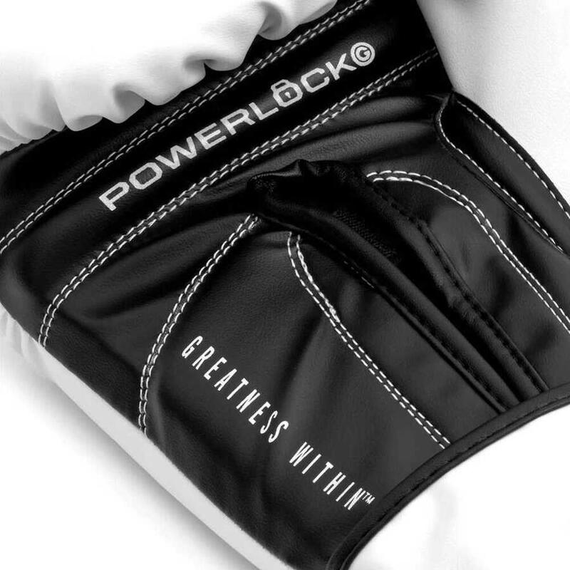 Everlast P00004005-WH/BK Powerlock OG Boks Eldiveni 14 Oz