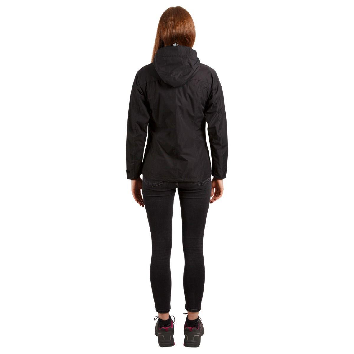 Women's REVIEW waterproof jacket (Black)