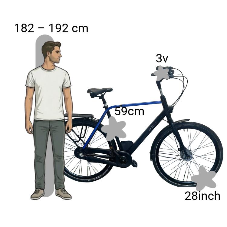 Bicicletta usata Gazelle City Go 2/4