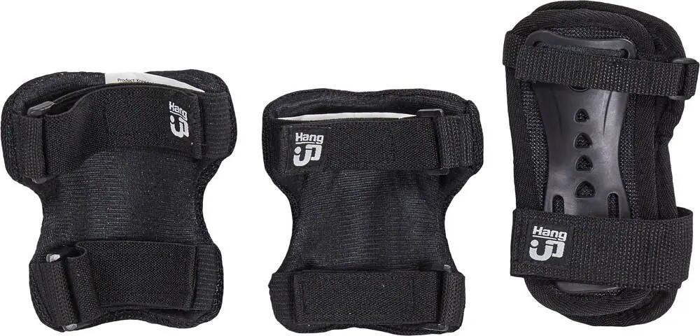HangUp Bambini Protezioni Skate Set Completo - M - Nero 3/3