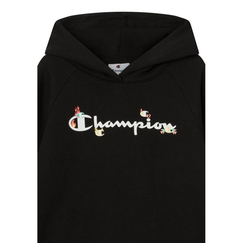 Sudadera - Casual - Niños - Manga larga, Cuello redondo - Negra 4/5