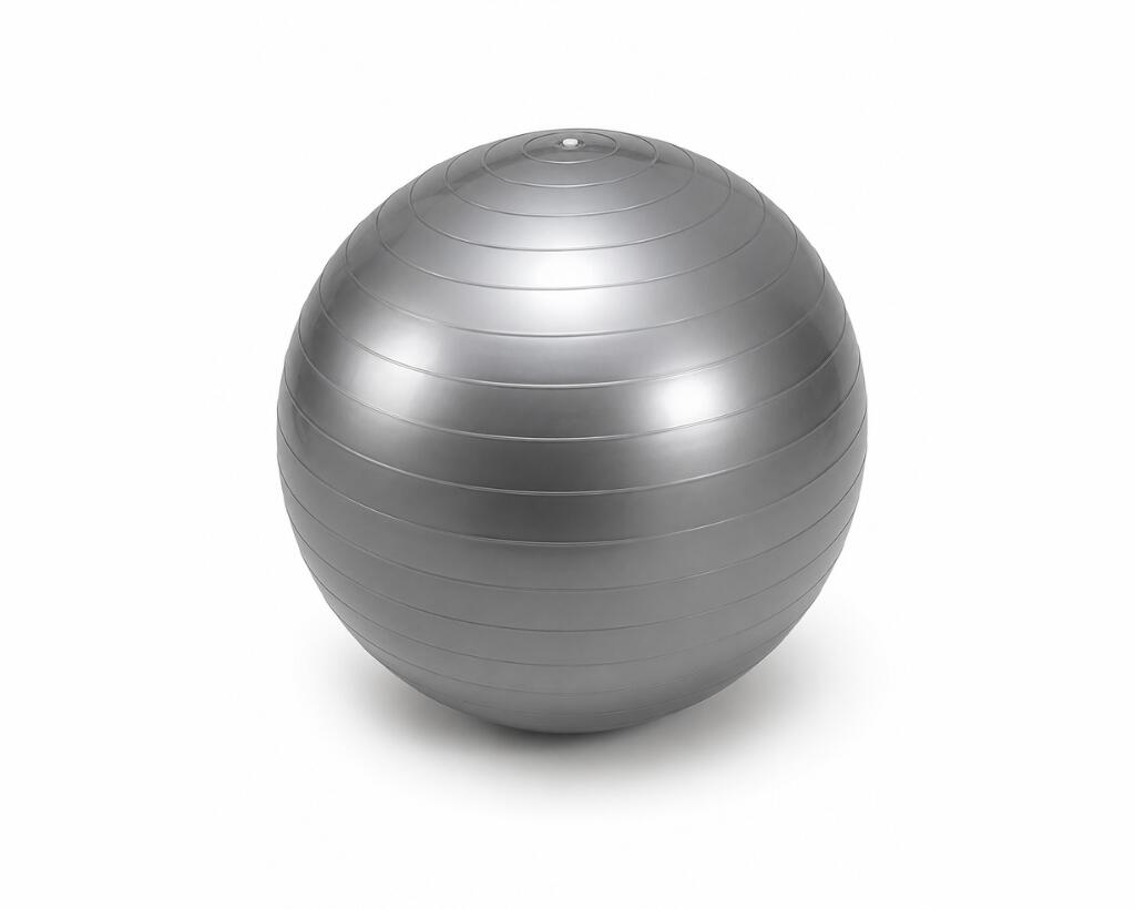 Pack de 5 Pelotas plateado ideal para yoga y pilates 55cm 2/2