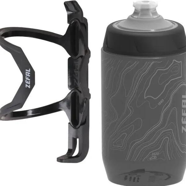 Pulse Z2 Bottle Cage with Sense Pro 50 Bottle Black / Grey
