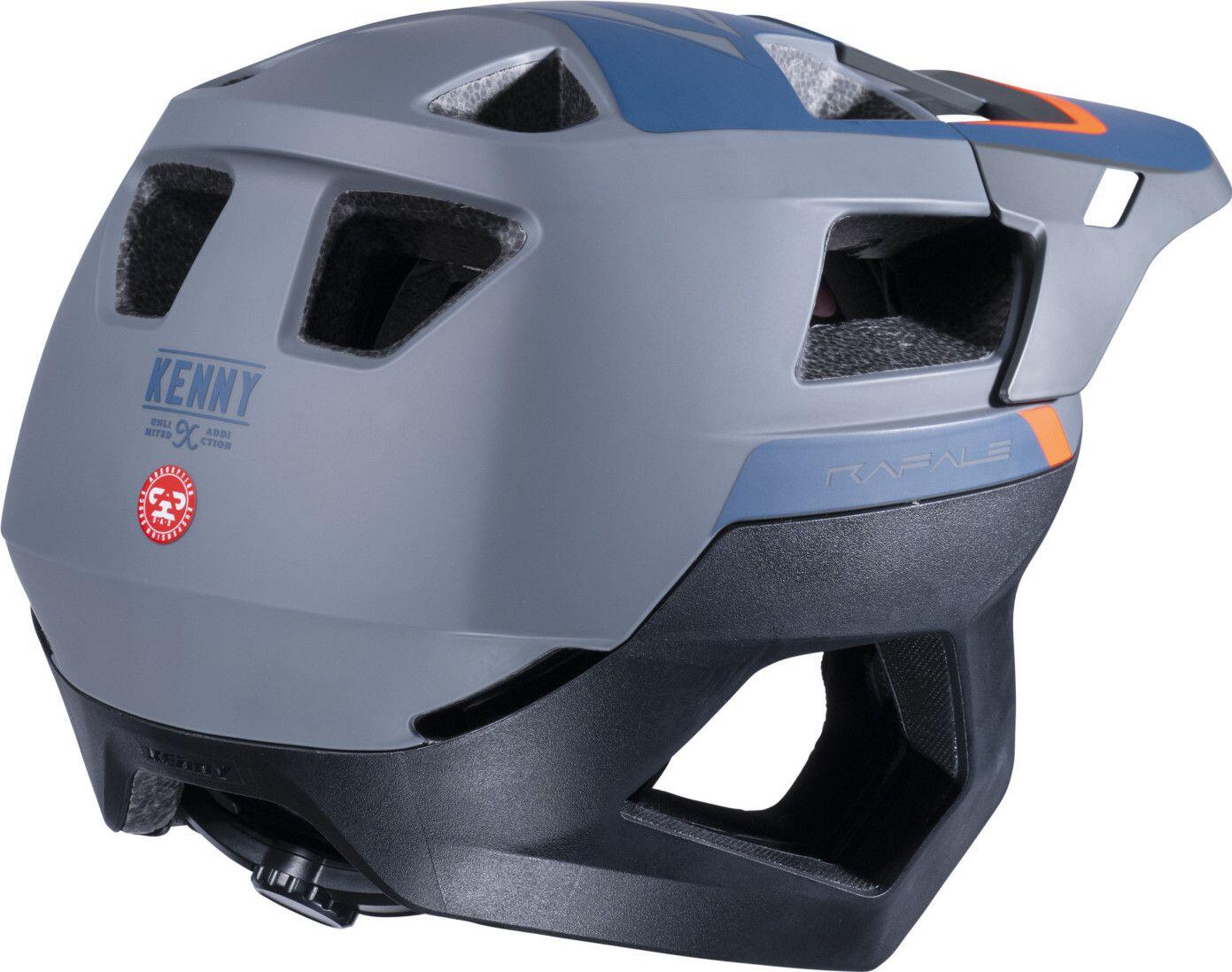 Casque Kenny Rafale Gris/Orange 3/4