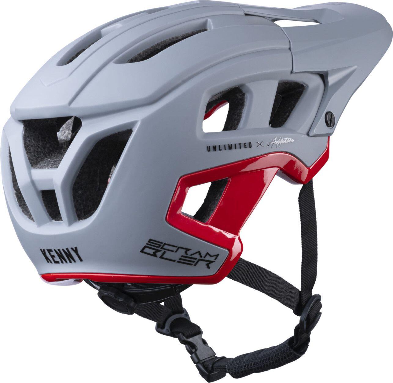 Casque Kenny Scrambler Kid Gris / Rouge 3/5