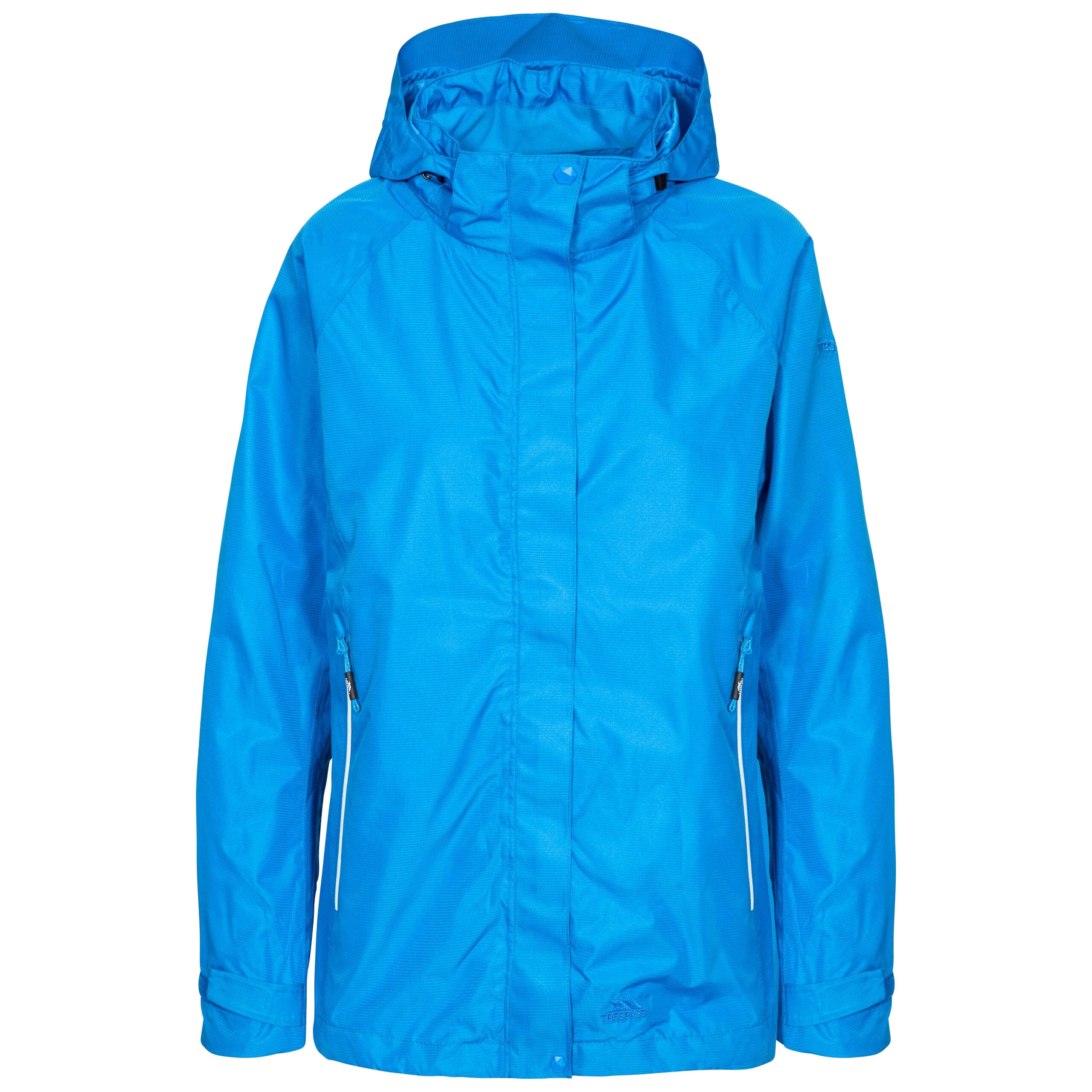 TRESPASS Womens/Ladies Review Waterproof Jacket (Vibrant Blue)