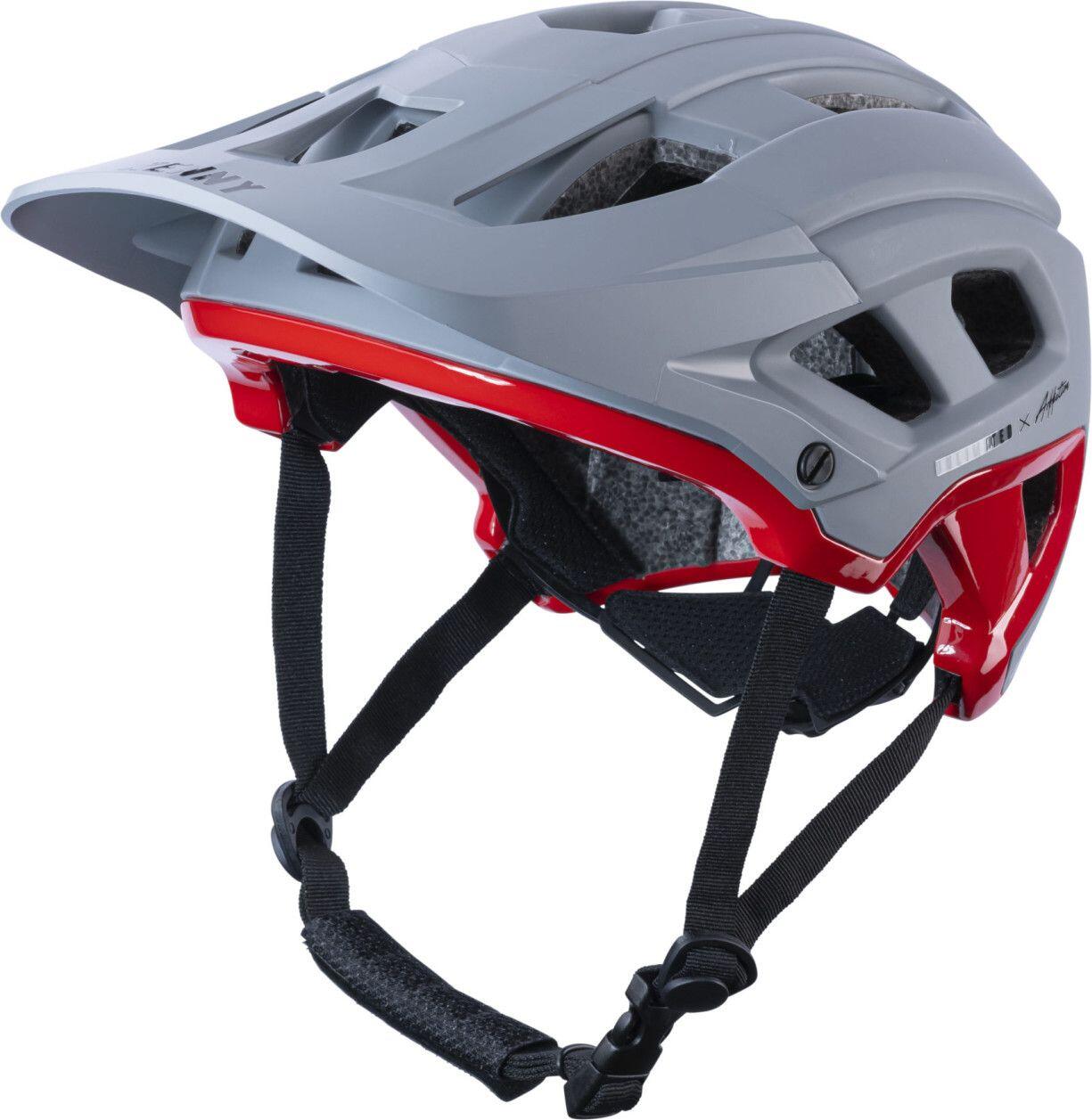 Casque Kenny Scrambler Kid Gris / Rouge 2/5