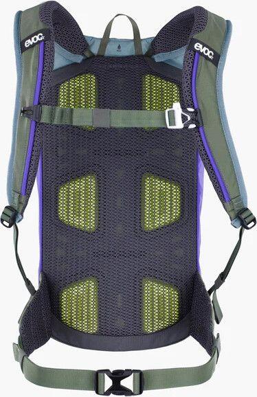 Rucksack Evoc Stage 6L + Trinkblase 2L Violett und Dunkelgrün 2/7