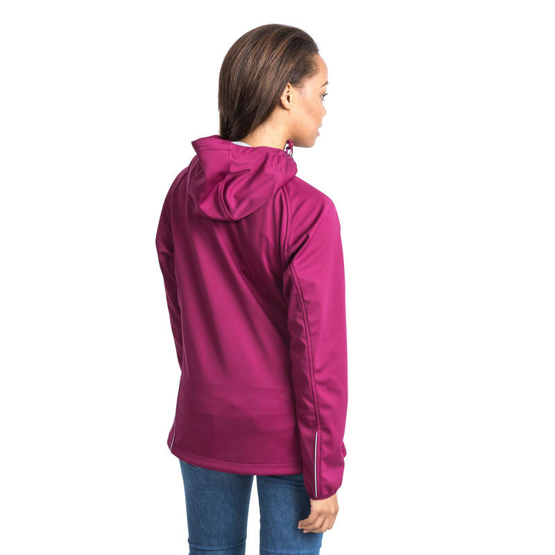 Siseley Veste softshell imperméable Femme (Raisin rouge)