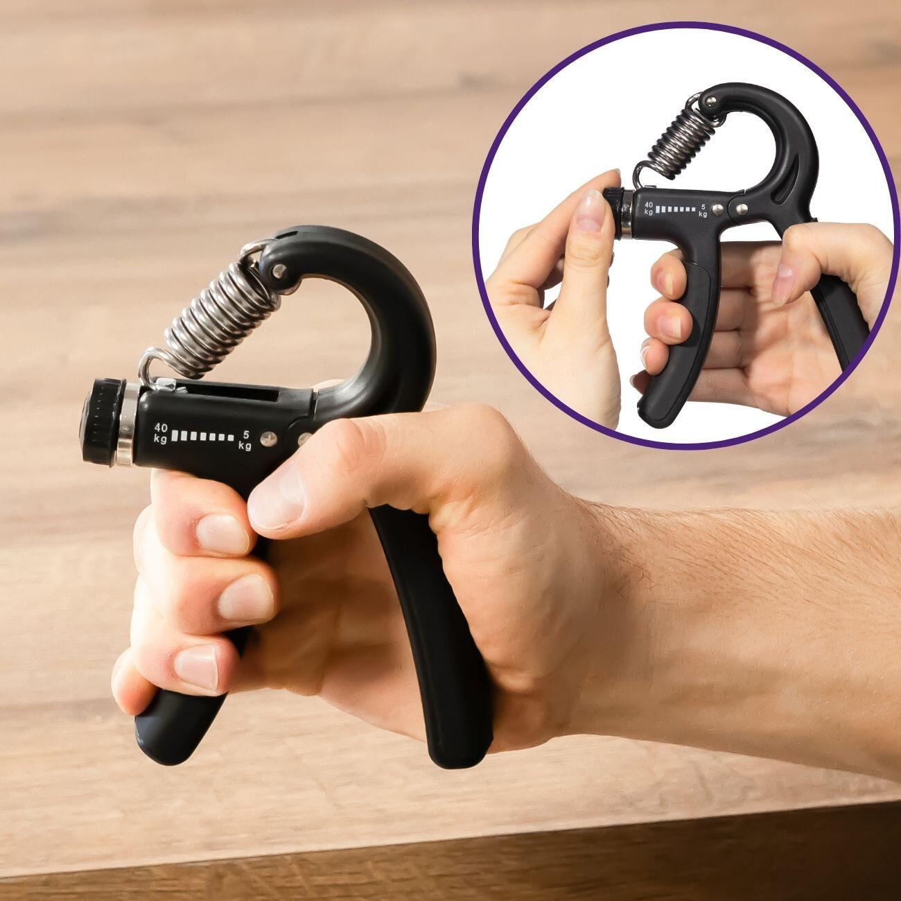 Zestaw do treningu ręki handgrip wzmacniacz dłoni palców DrFit 5 elementów 3/7