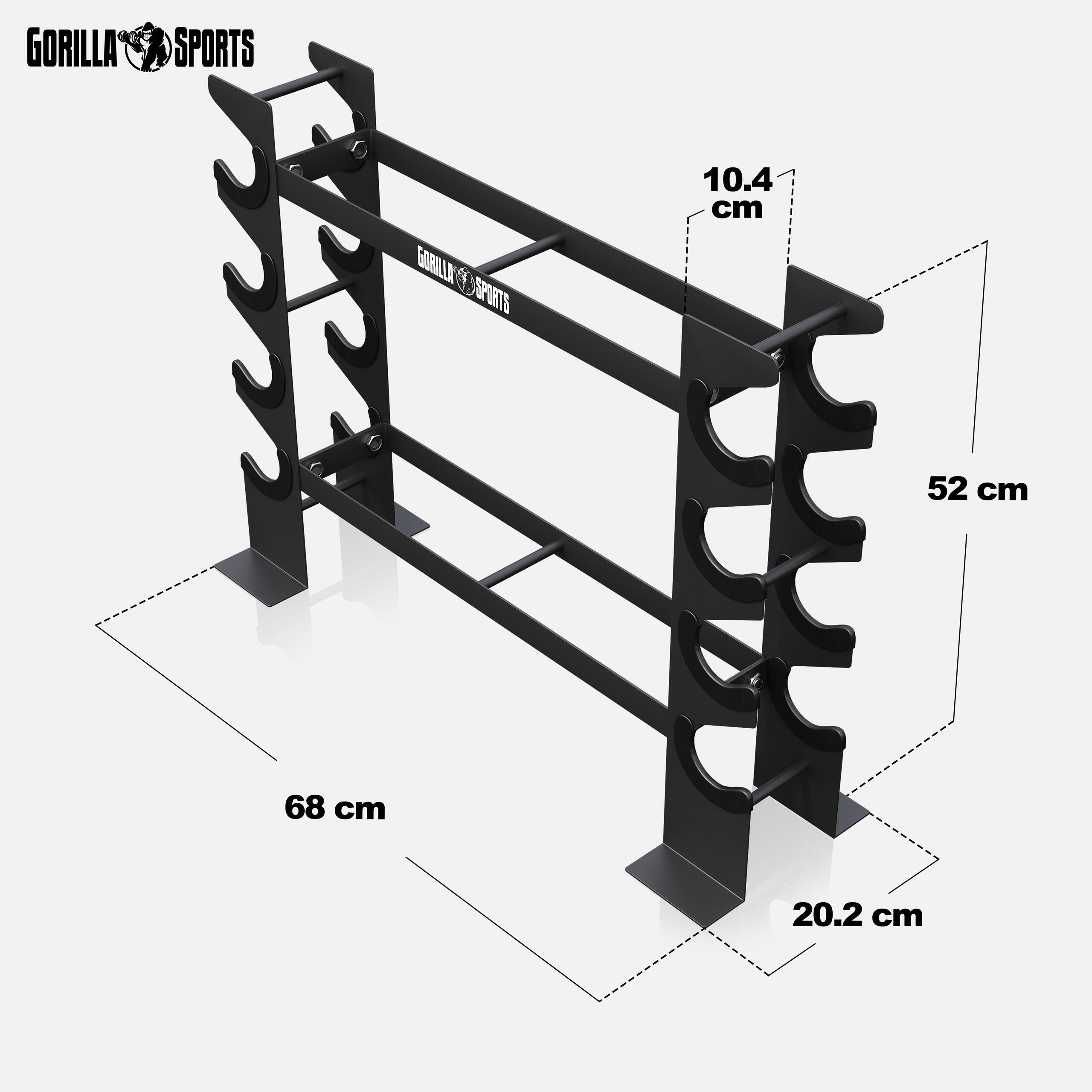 Support Poids Musculation - Multifonctionnel Rangement Poids, Kit Musculation 2/7
