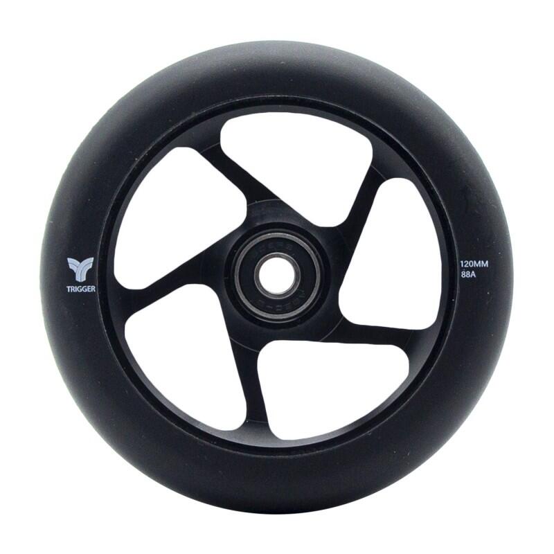 Freestyle Scooter Wielen Trigger 5 Spokes 30mm 120mm 88A Zwart Zwart x2 1/3