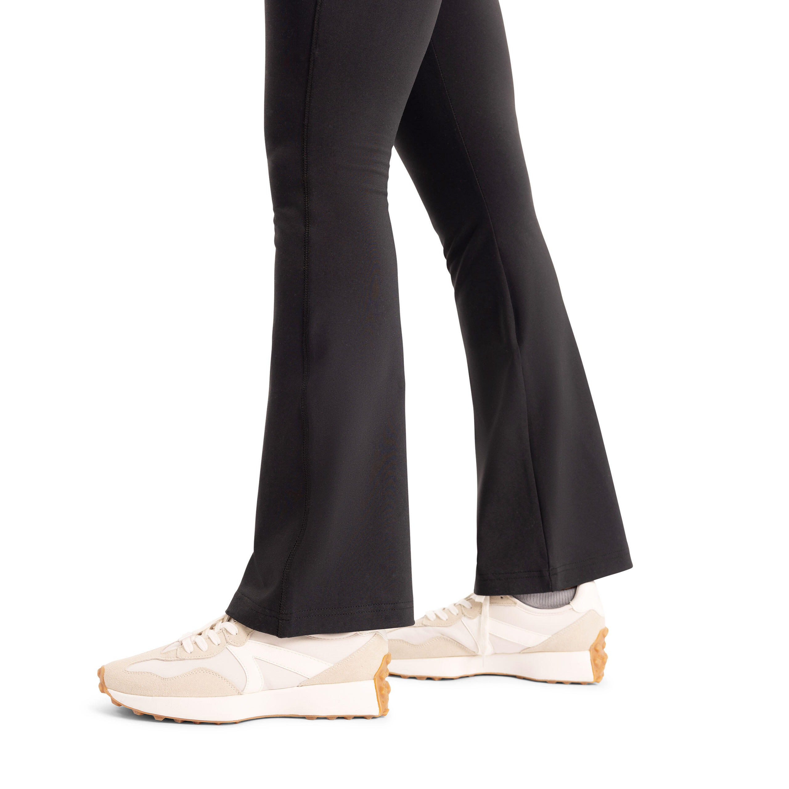 Womens Casual High Flat Waist Stretch Flared Leggings - Ellen 5/5