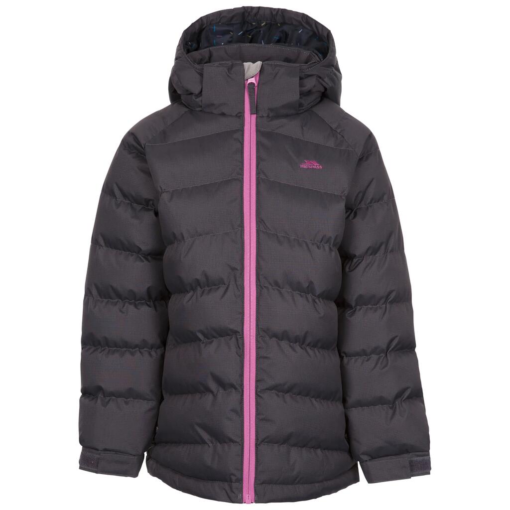 Girls Padded Waterproof Fabric Printed Lining Quilted Jacket - Amira