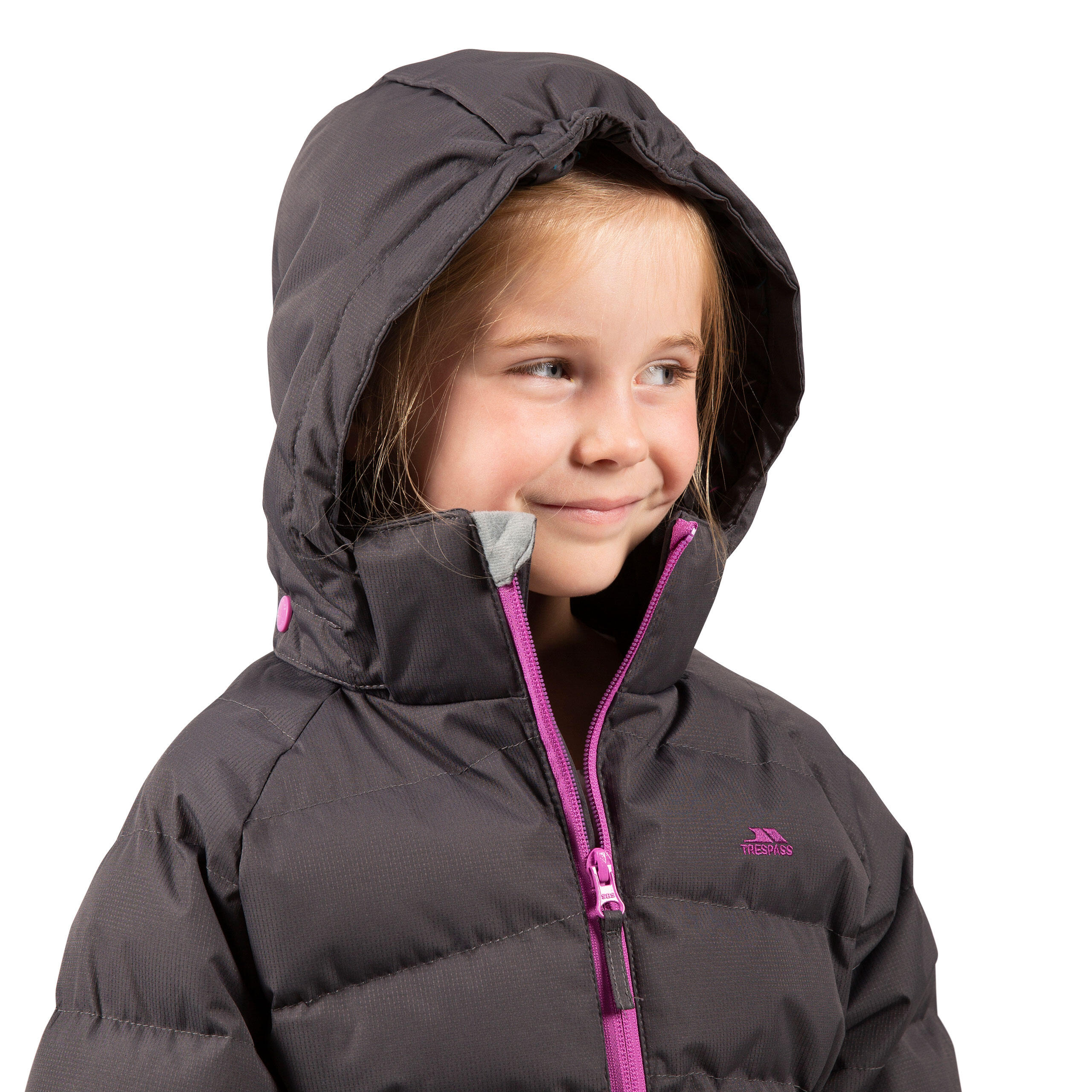 Trespass Amira - Giacca trapuntata donna grigio scuro 5/5